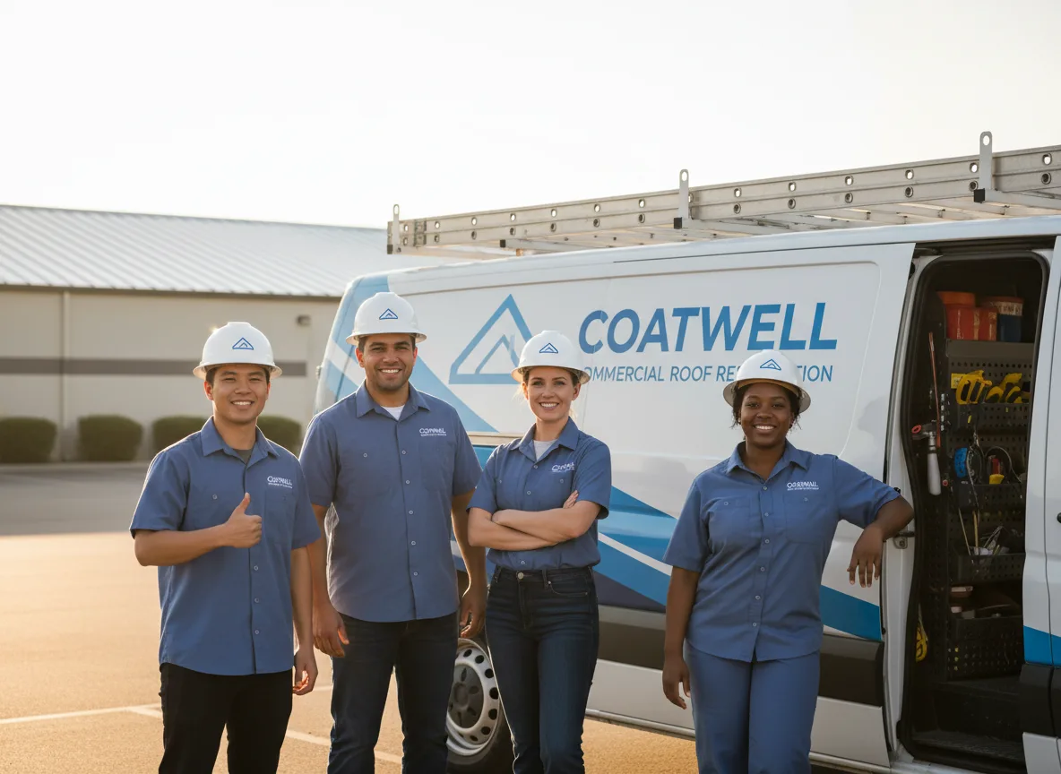 Commercial roof coating company in Rosendale, WI